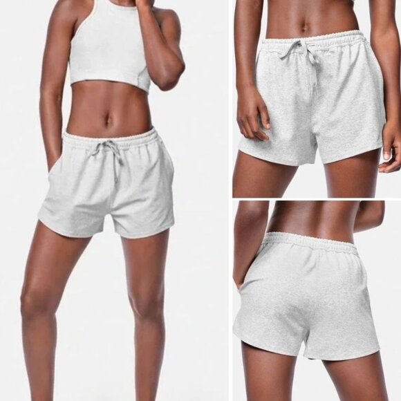 Outdoor Voices Sunday Shorts Gray Women’s Size Small - Picture 1 of 5